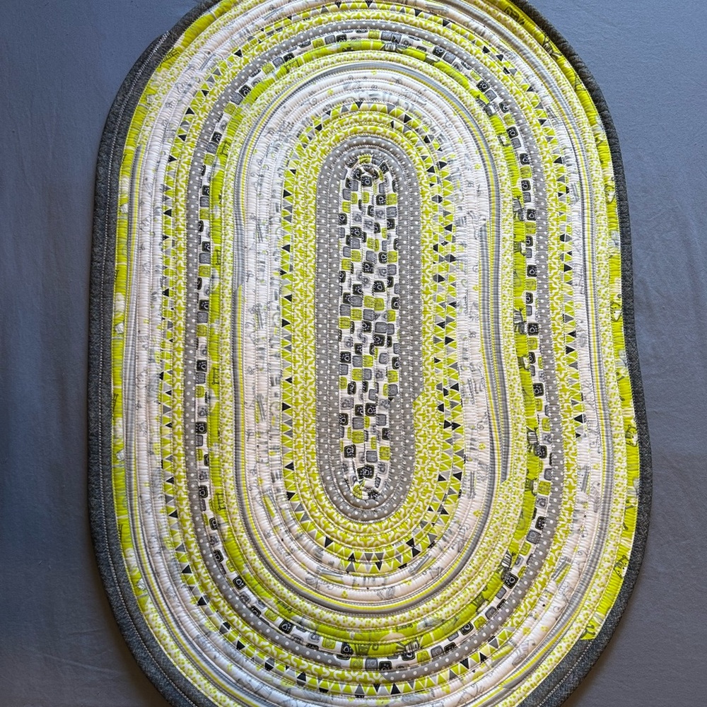 HANDMADE jelly roll rug - Picture 1 of 3
